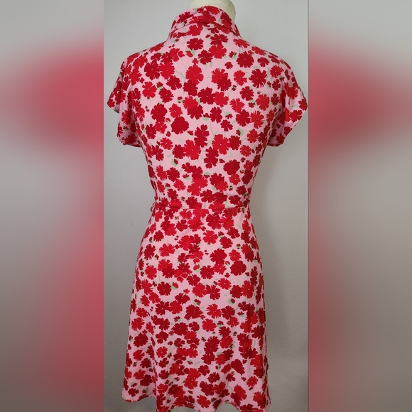 Floral Wrap Style Dress - Picture 3 of 4